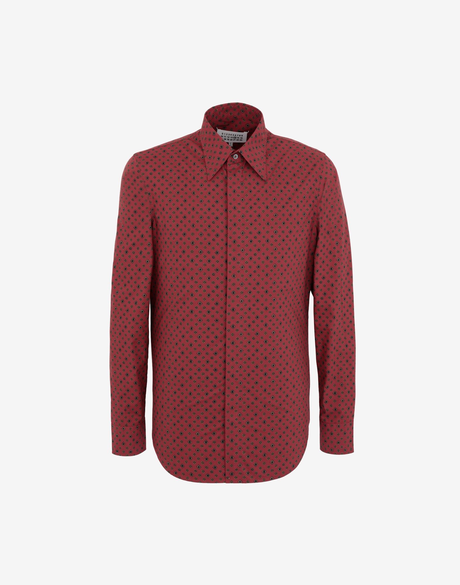 Tie print poplin shirt - 1