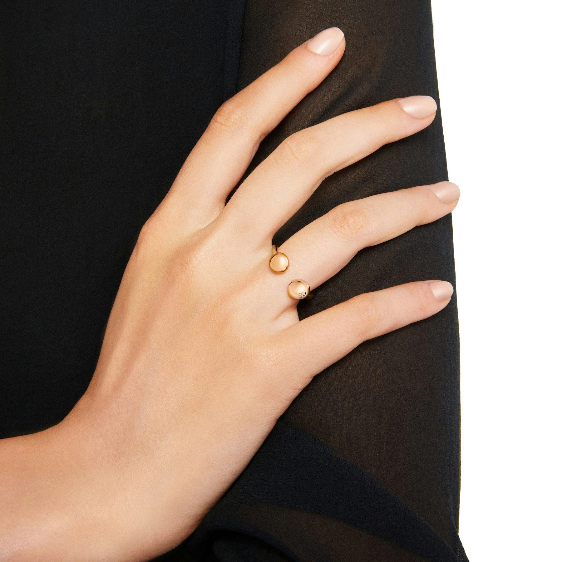 ROSE GOLD PEPITA RING - 2