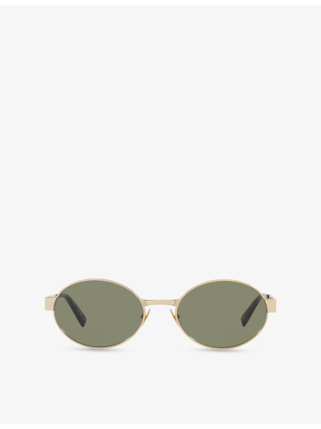 SL692 Oval-Frame Metal Sunglasses - 1