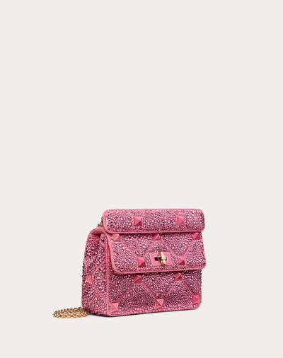 Valentino MEDIUM ROMAN STUD THE SHOULDER BAG WITH CHAIN AND SPARKLING EMBROIDERY outlook