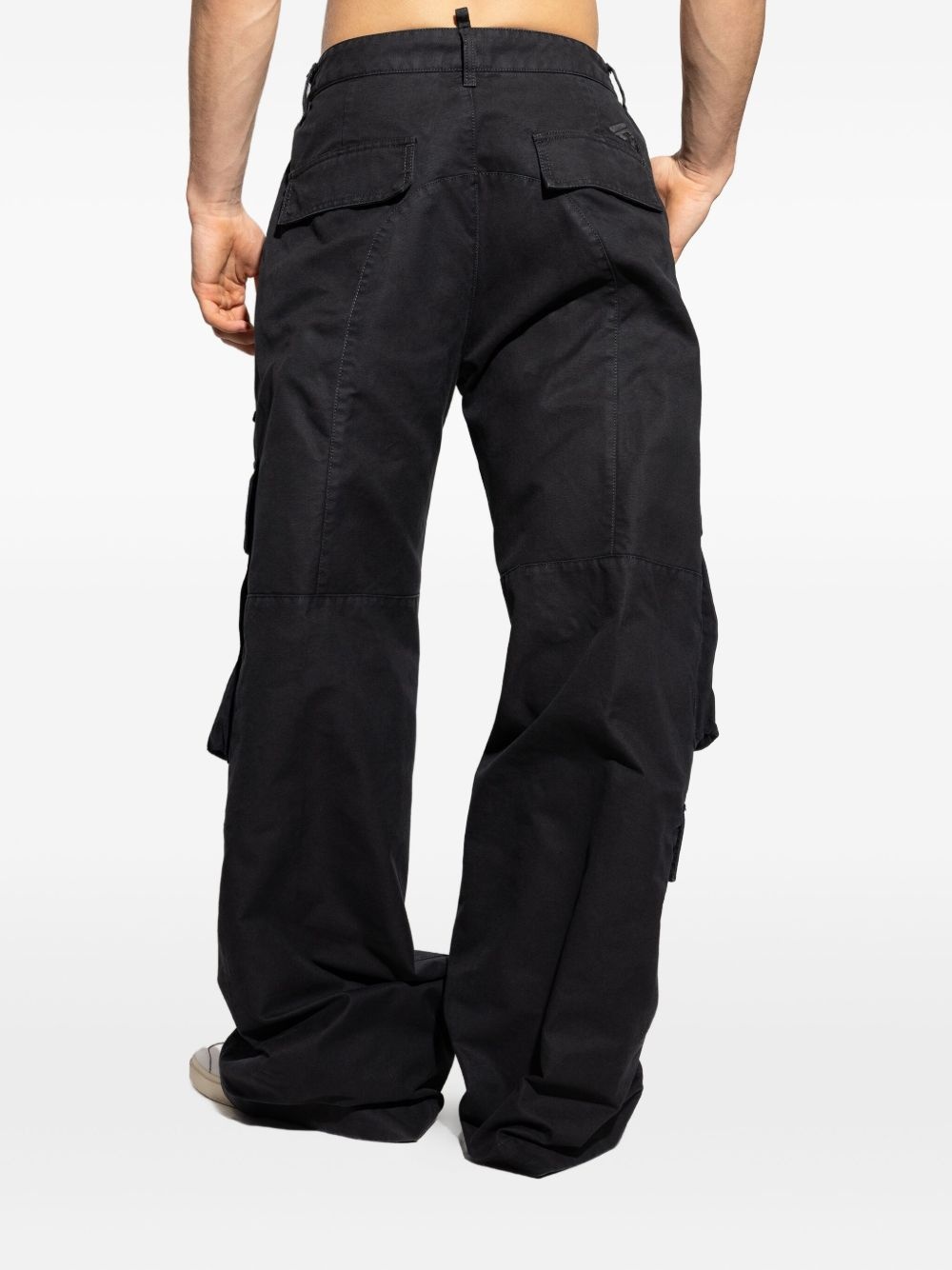 multi-pocket cargo trousers - 4
