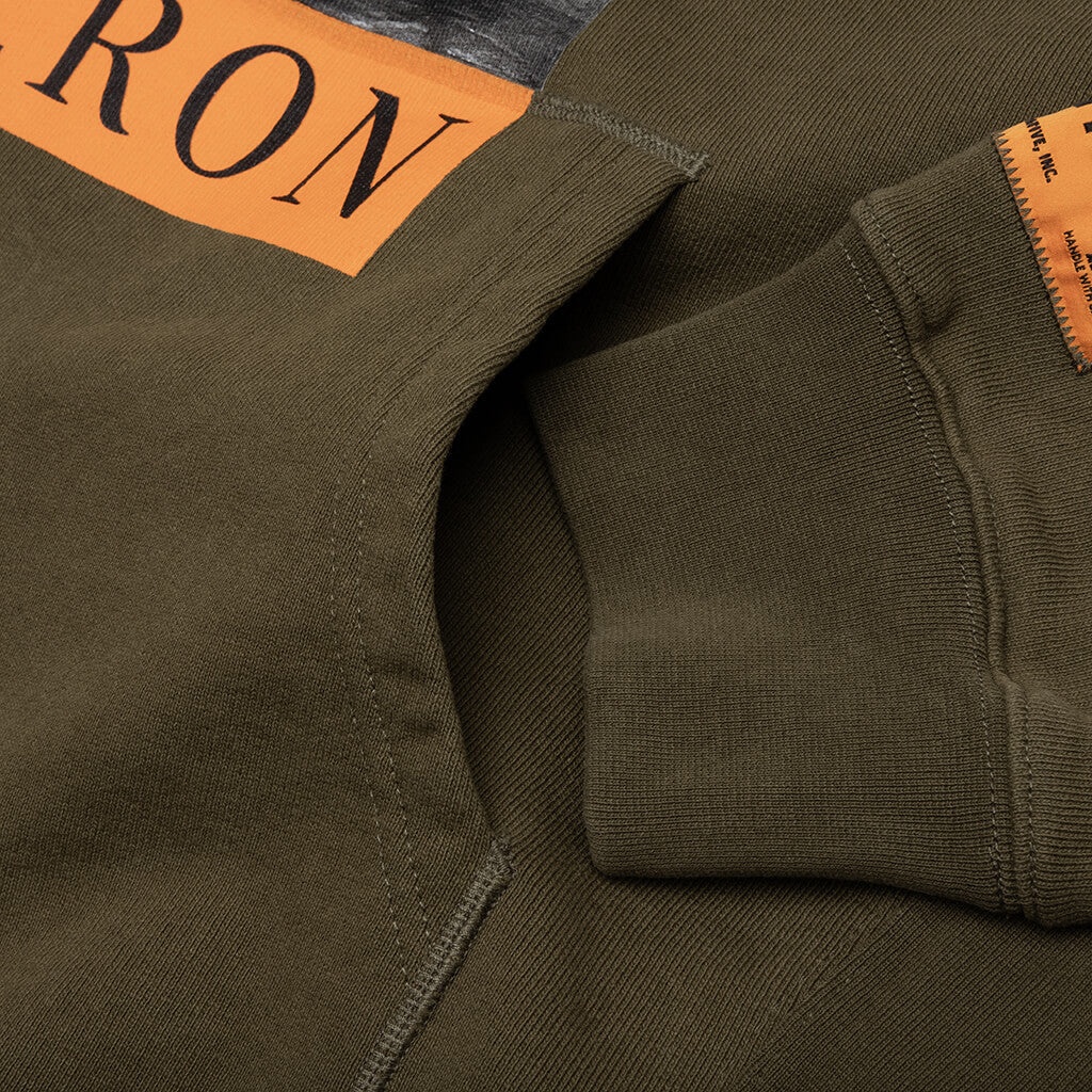 BW HOODIE - DARK OLIVE - 5