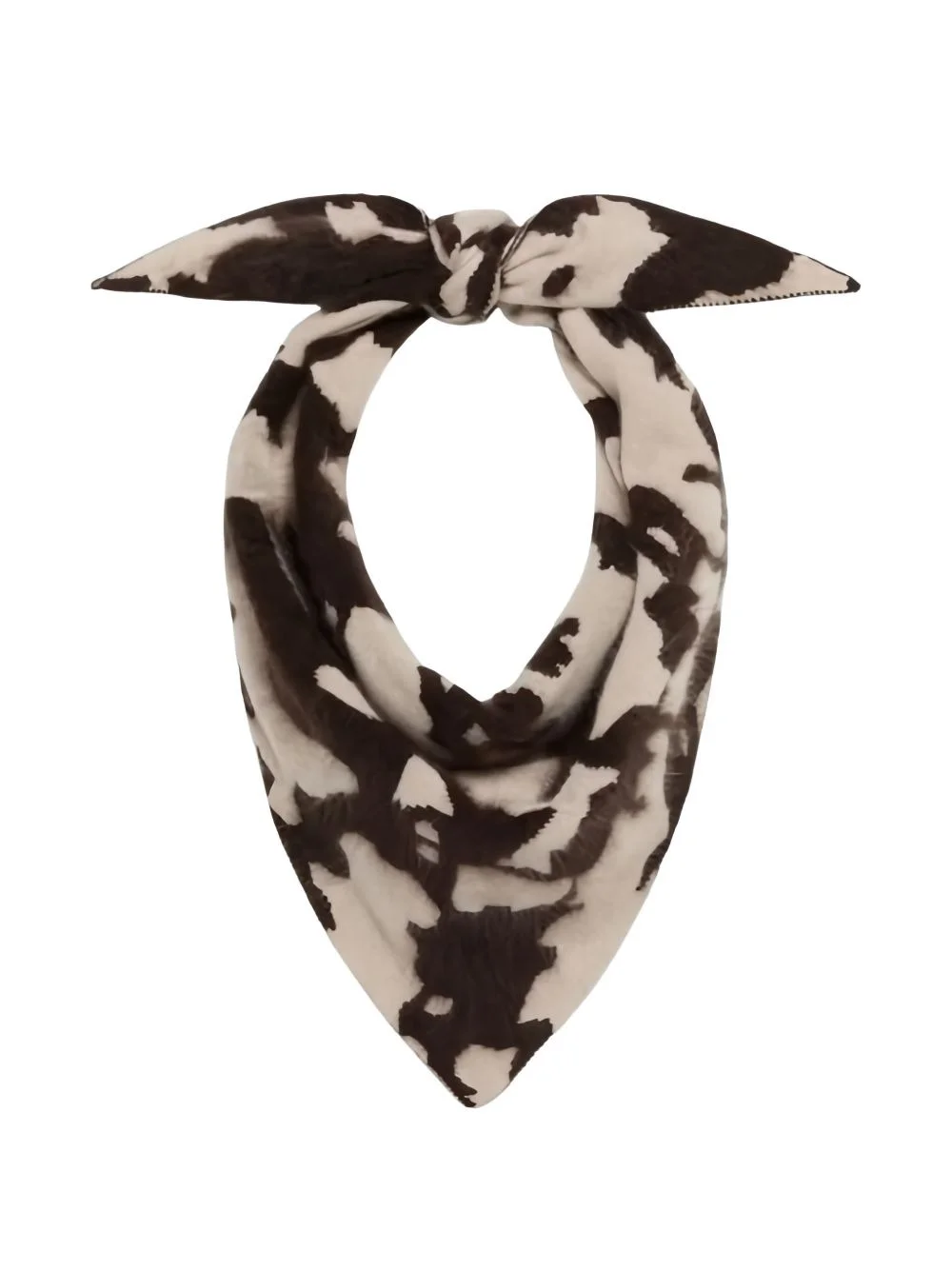 grizzly brushed effect cashmere bandana - 1