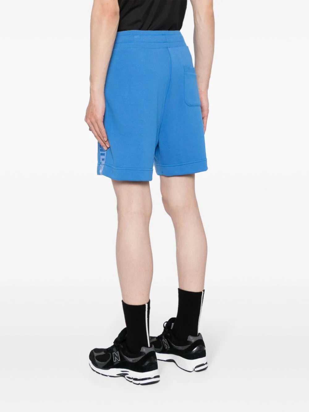 LOGO-PRINT COTTON SHORTS - 3