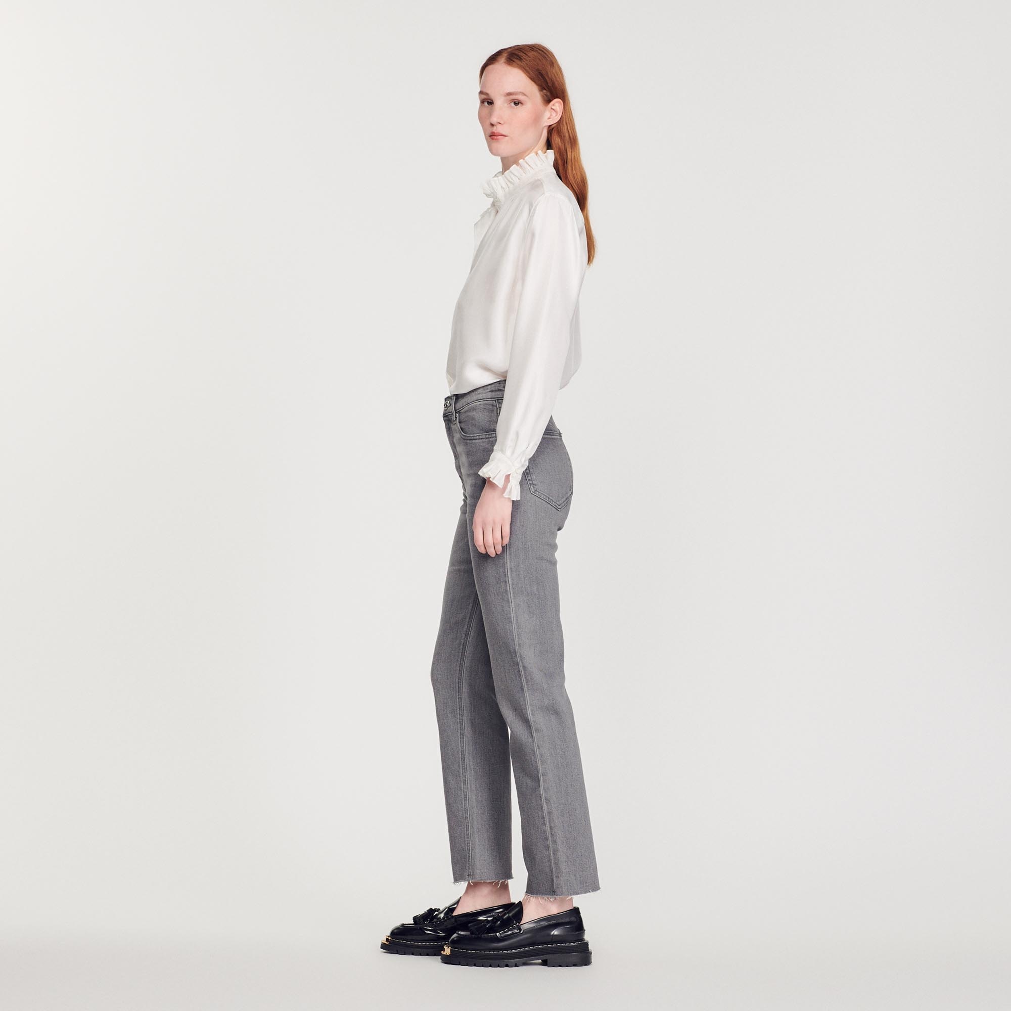 Straight leg stretch jeans - 7