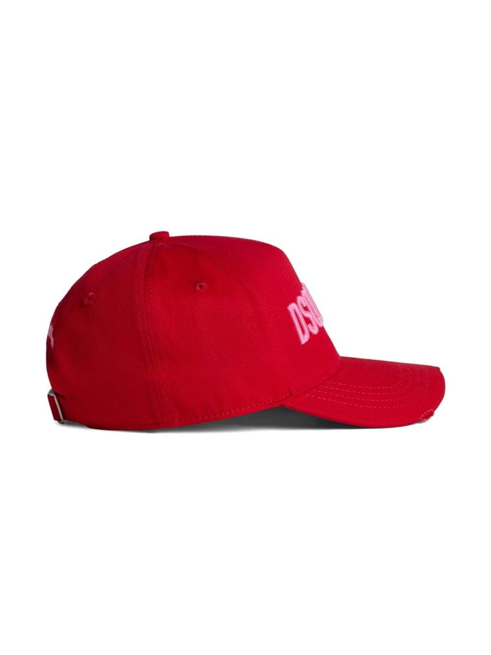 logo-embroidered cotton cap - 3