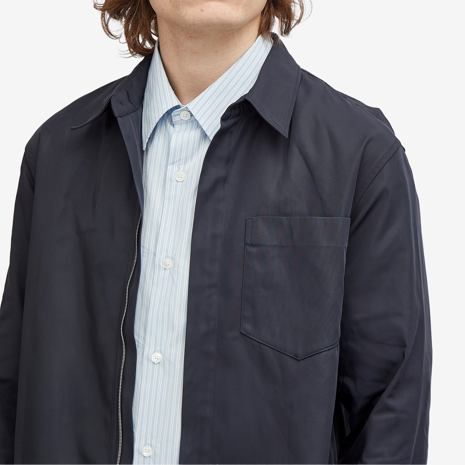 Dries Van Noten Corran Water Repellent Zip Overshirt - 5