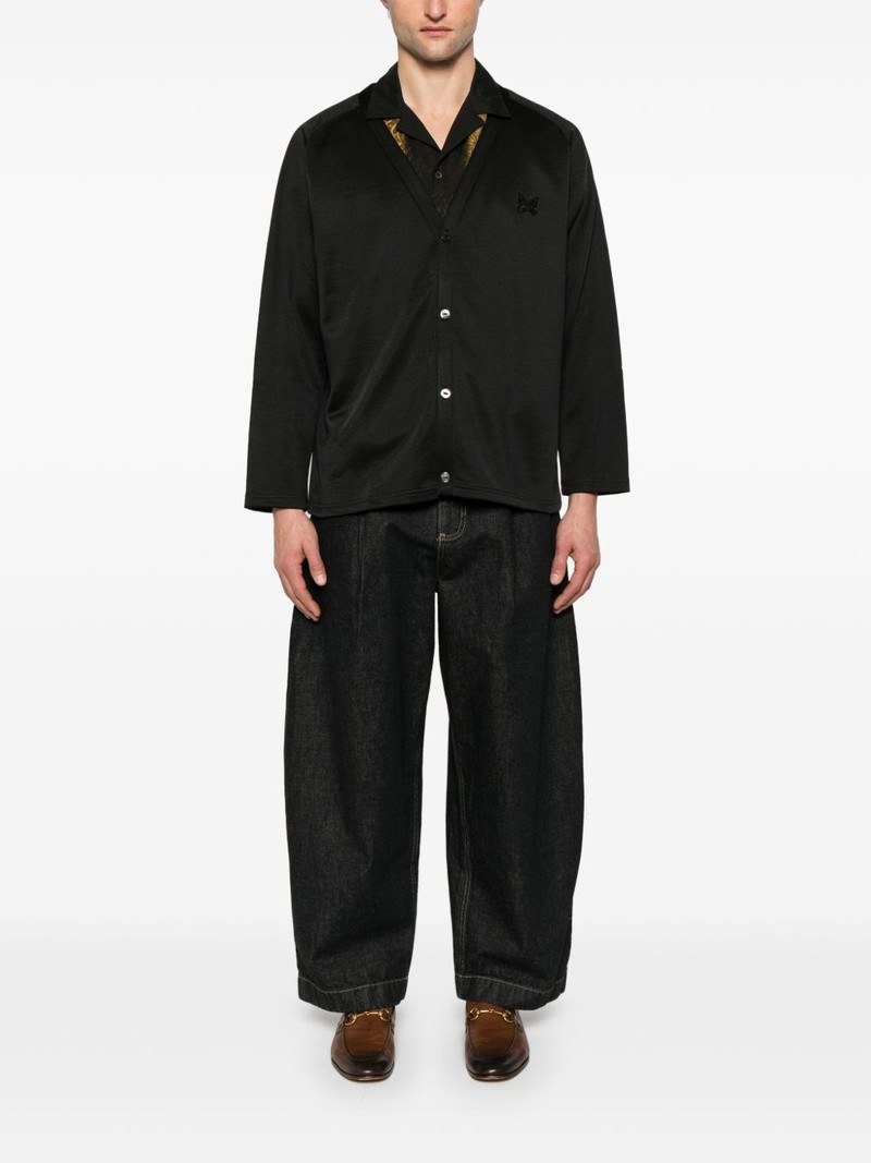 NEEDLES embroidered-logo cardigan outlook