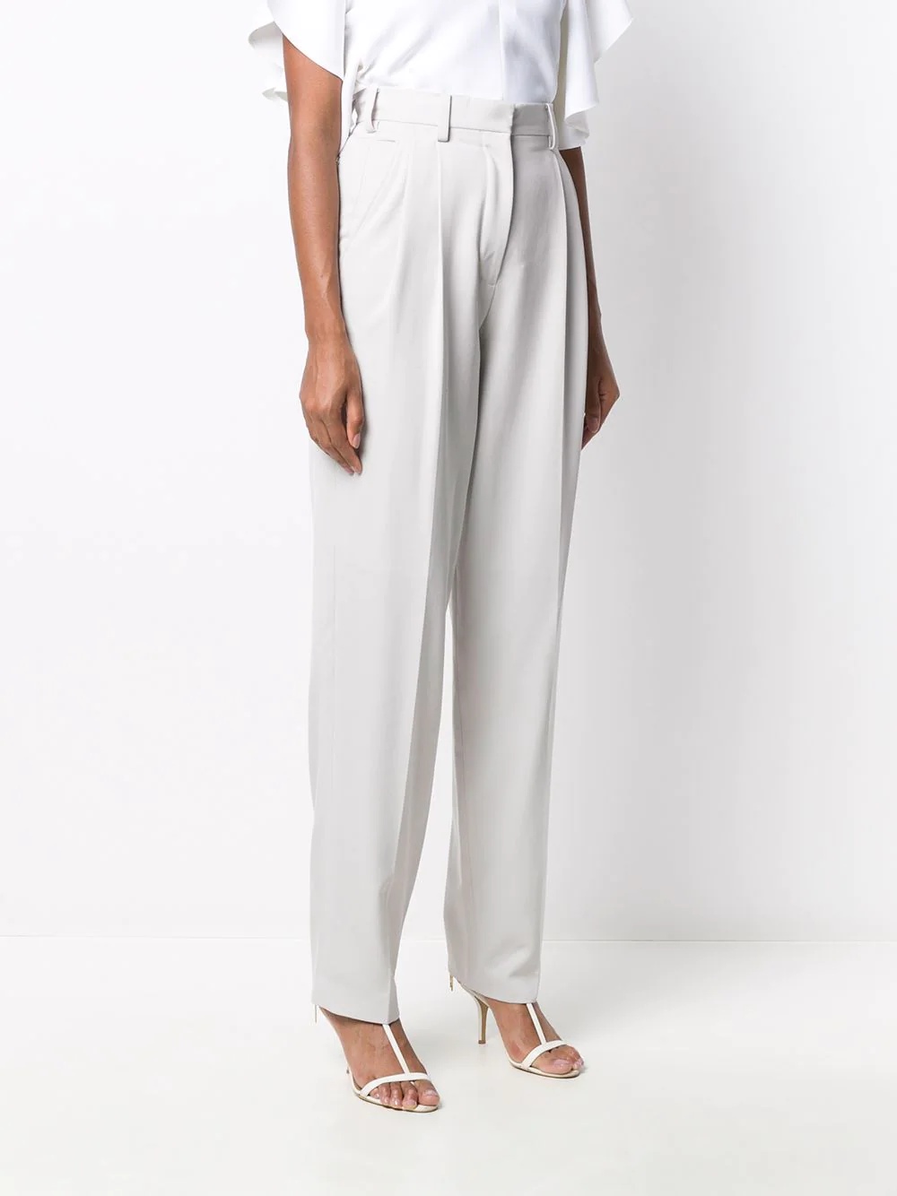 tailored high-waisted trousers - 3