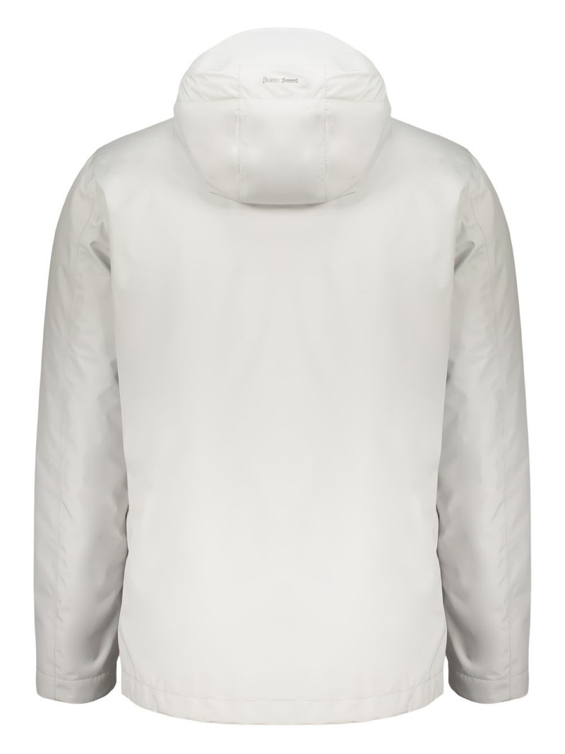 Herno removable-padding hooded jacket outlook