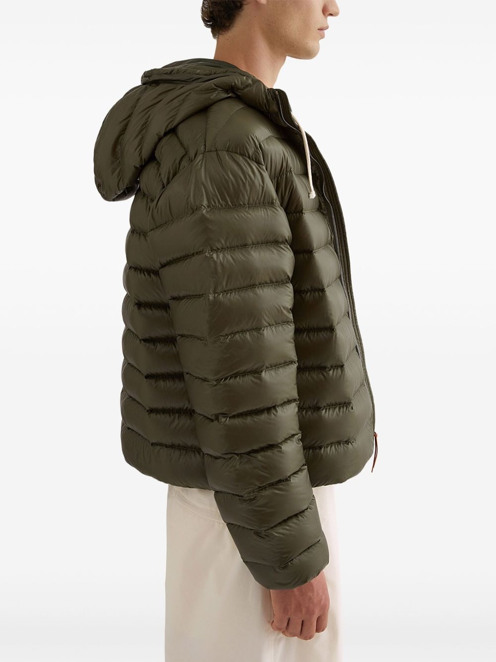 zipped down jacket - 3