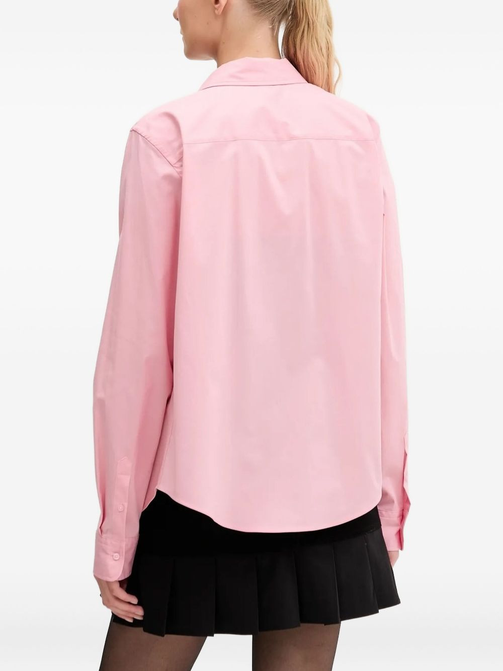 logo-embroidered shirt - 2