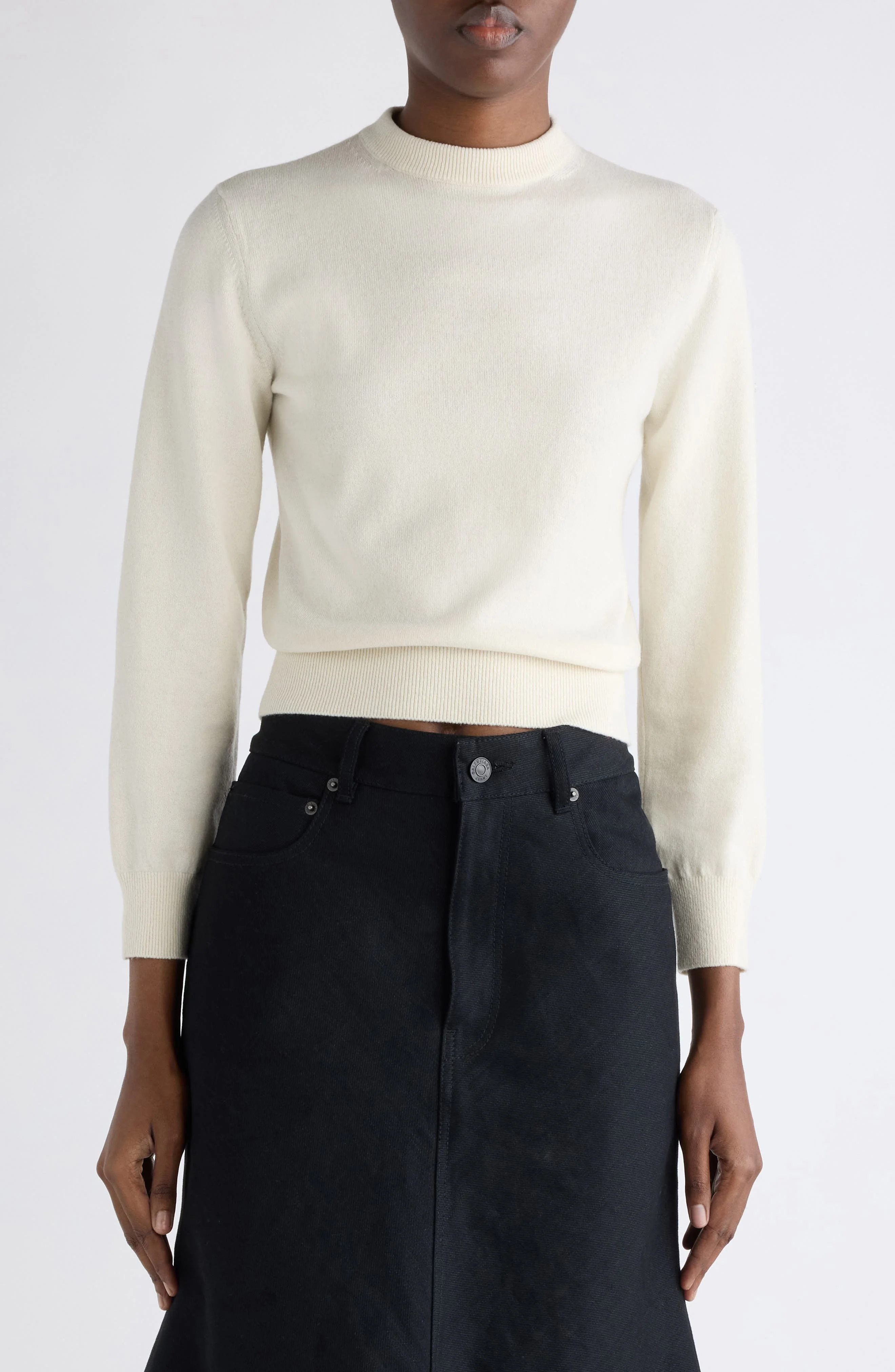 Balenciaga Cashmere Sweater in 9020 Cream at Nordstrom - 1