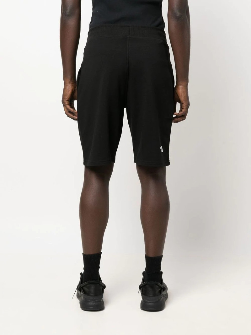 embroidered-logo knee-length shorts 4