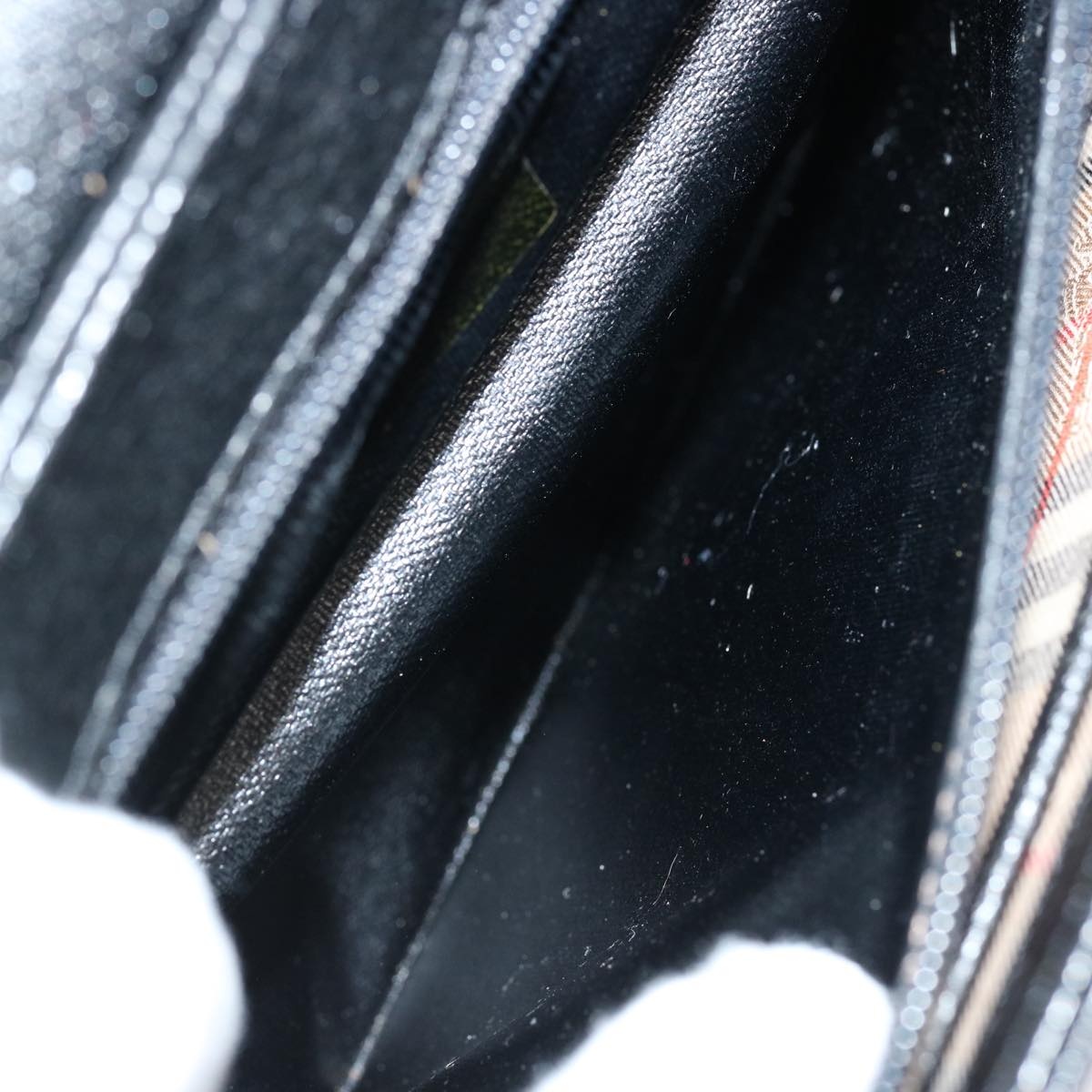 Burberry Hand Bag Leather Black - 12