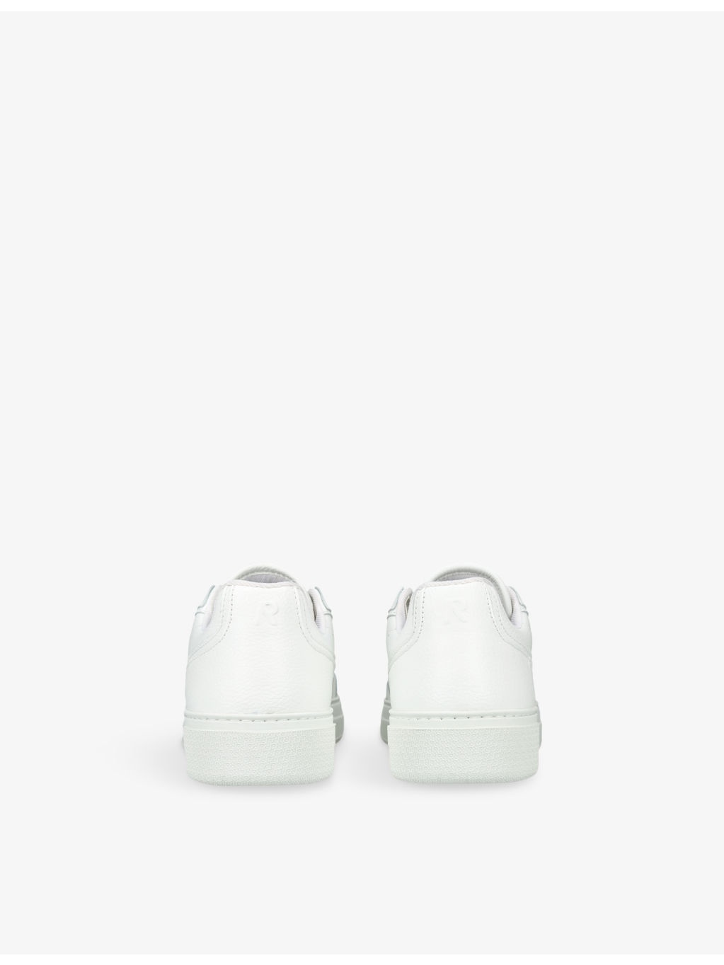 Initial leather low-top trainers - 4