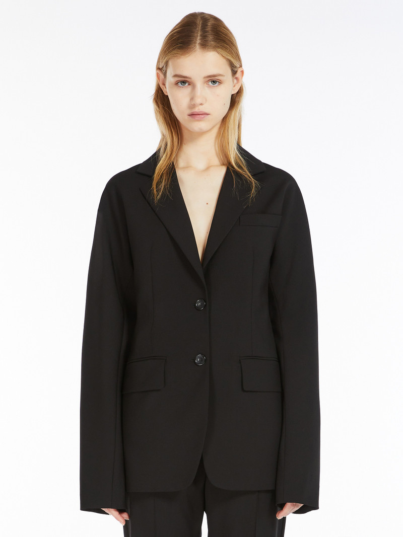 ECRU의 특징 스트레치 모직 기모노 blazer 3