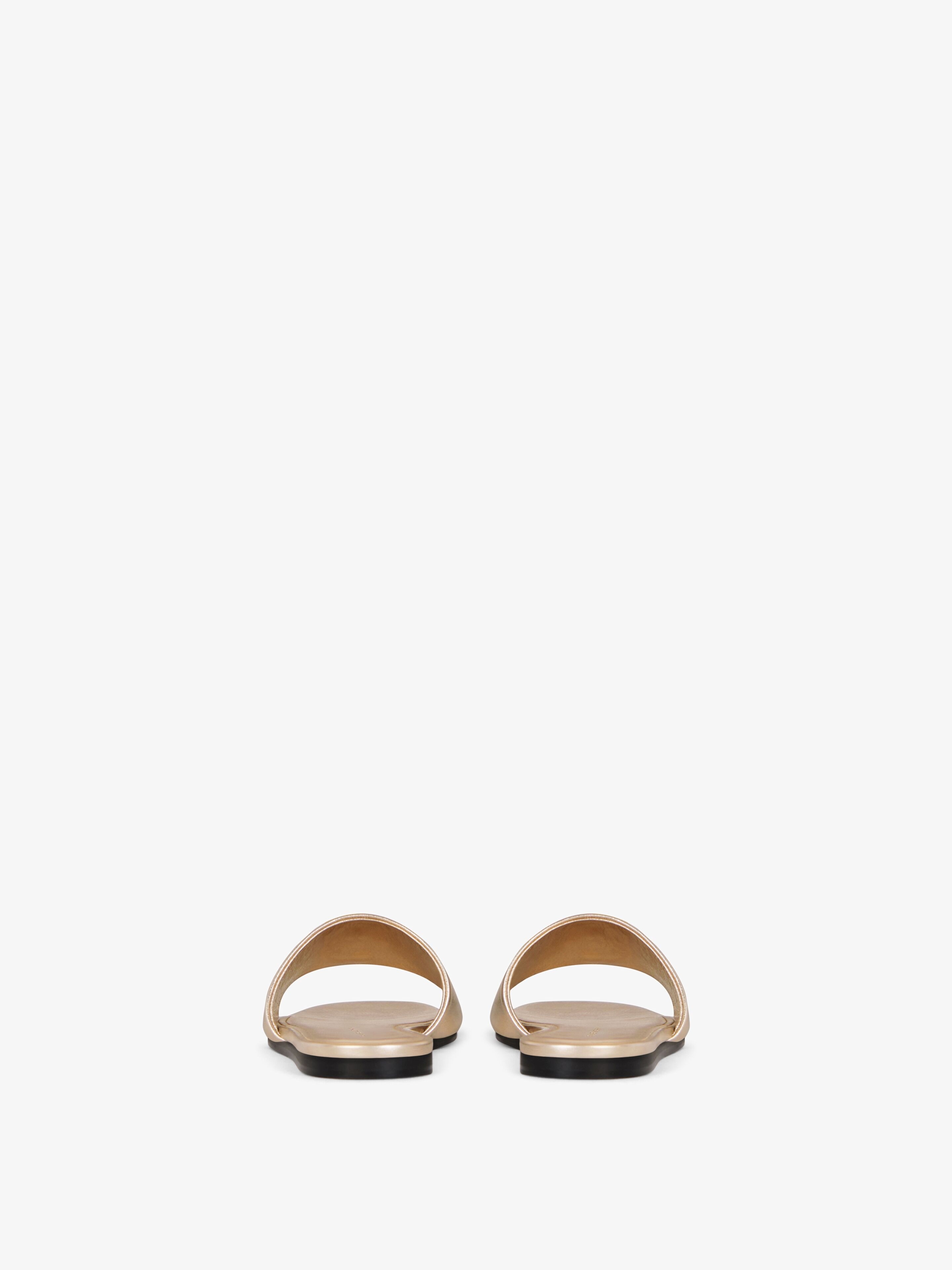 4G FLAT MULES IN 4G LUREX EMBROIDERY - 6