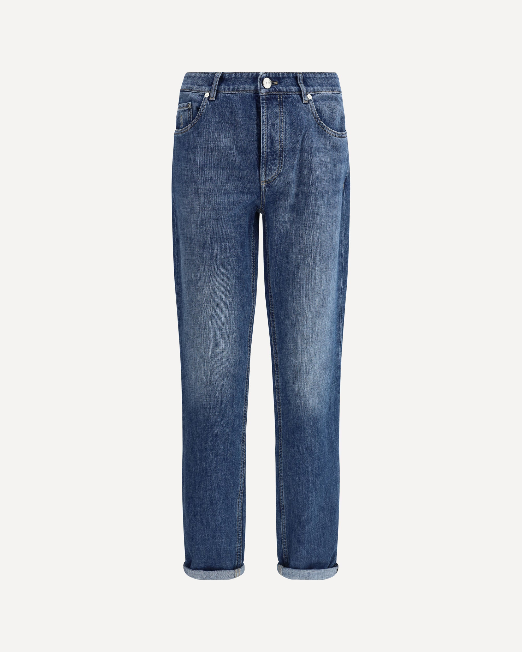 Cuffed Jeans - 1