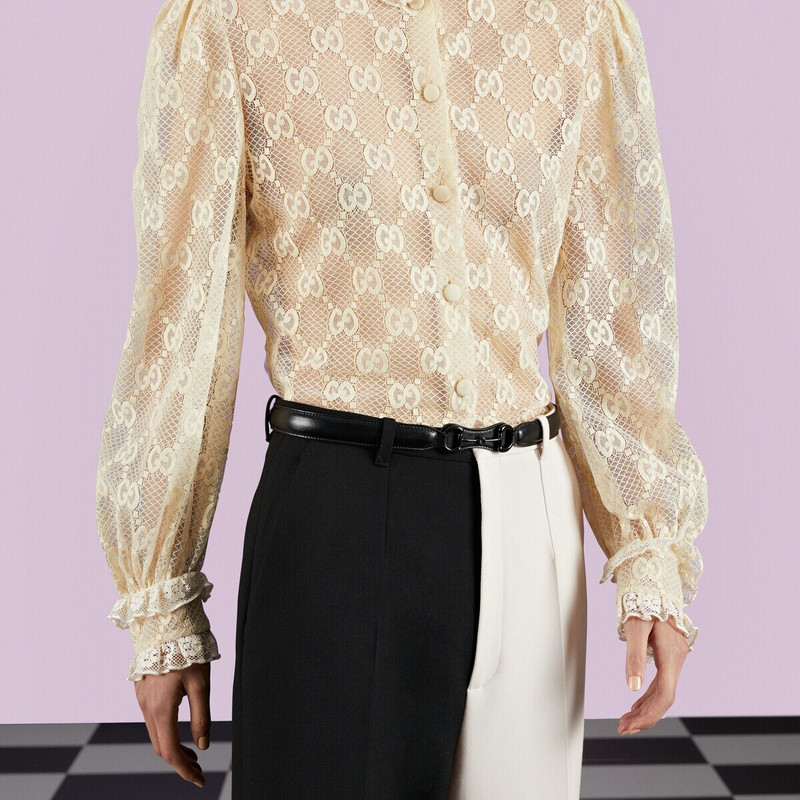 Horsebit thin belt 3