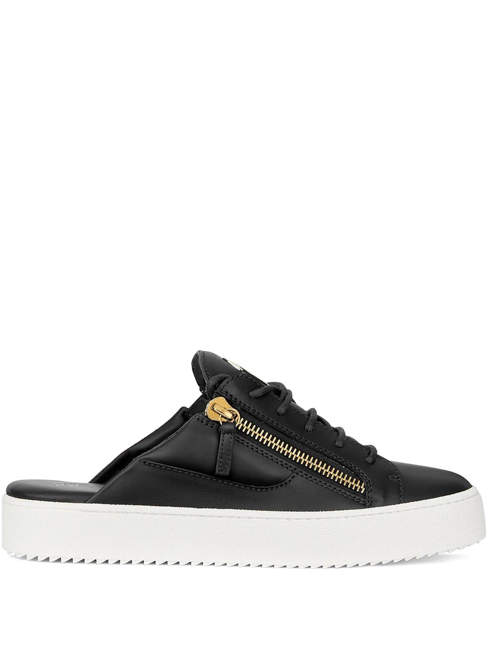 slip-on lace-up sneakers - 1