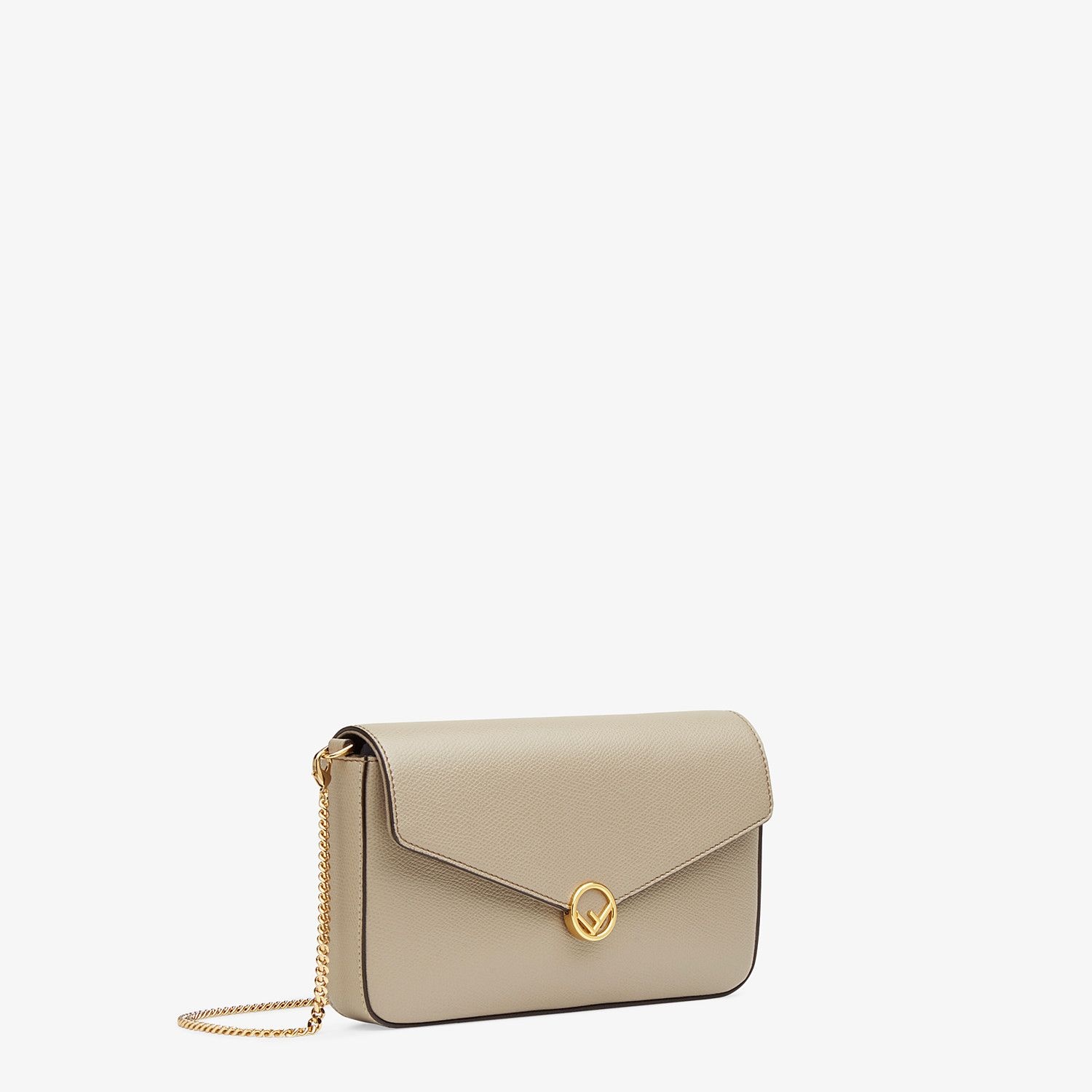 Beige leather mini-bag - 3