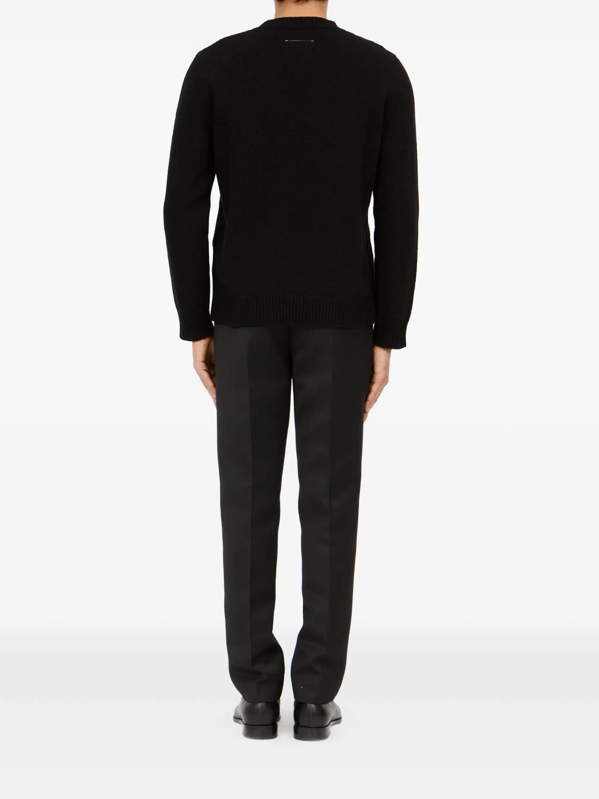 Mm6 Maison Margiela Metallic Stripe Knitted Sweater - 6