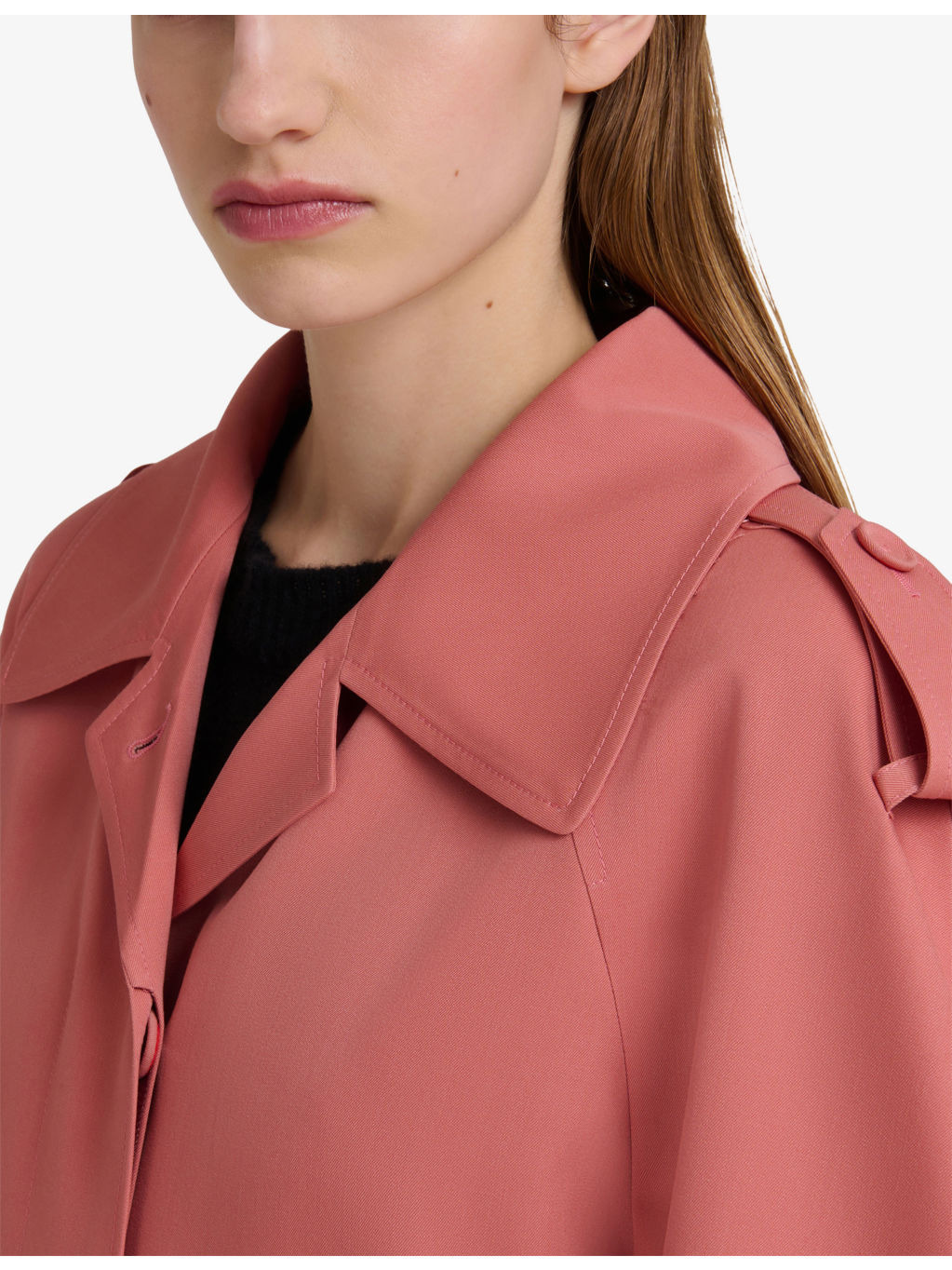 Relaxed-Fit Wool Trench Jacket - 5