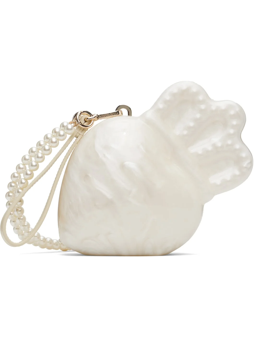White Pearl Crossbody Claddagh Bag - 1