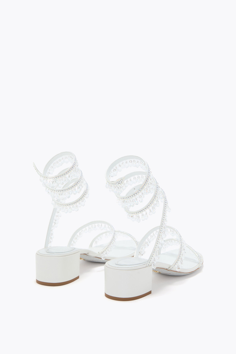 RENE CAOVILLA CHANDELIER WHITE SANDAL 40 outlook