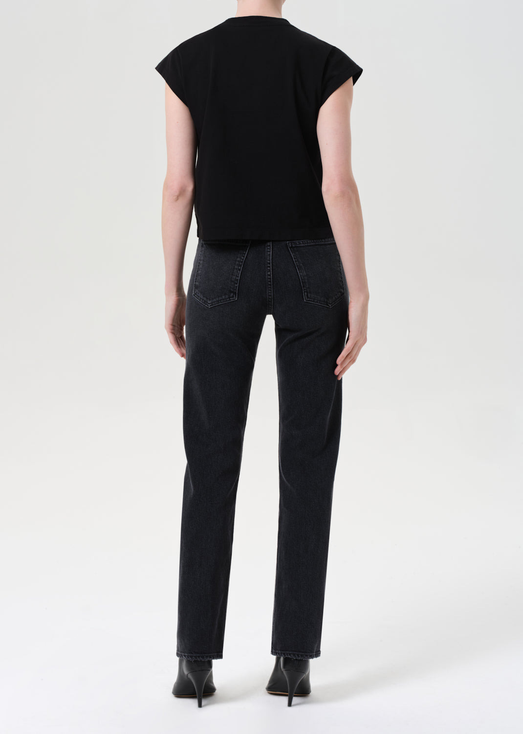 90'S PINCH WAIST HIGH RISE STRAIGHT LONG (COMFORT STRETCH) IN RADIUS - 2