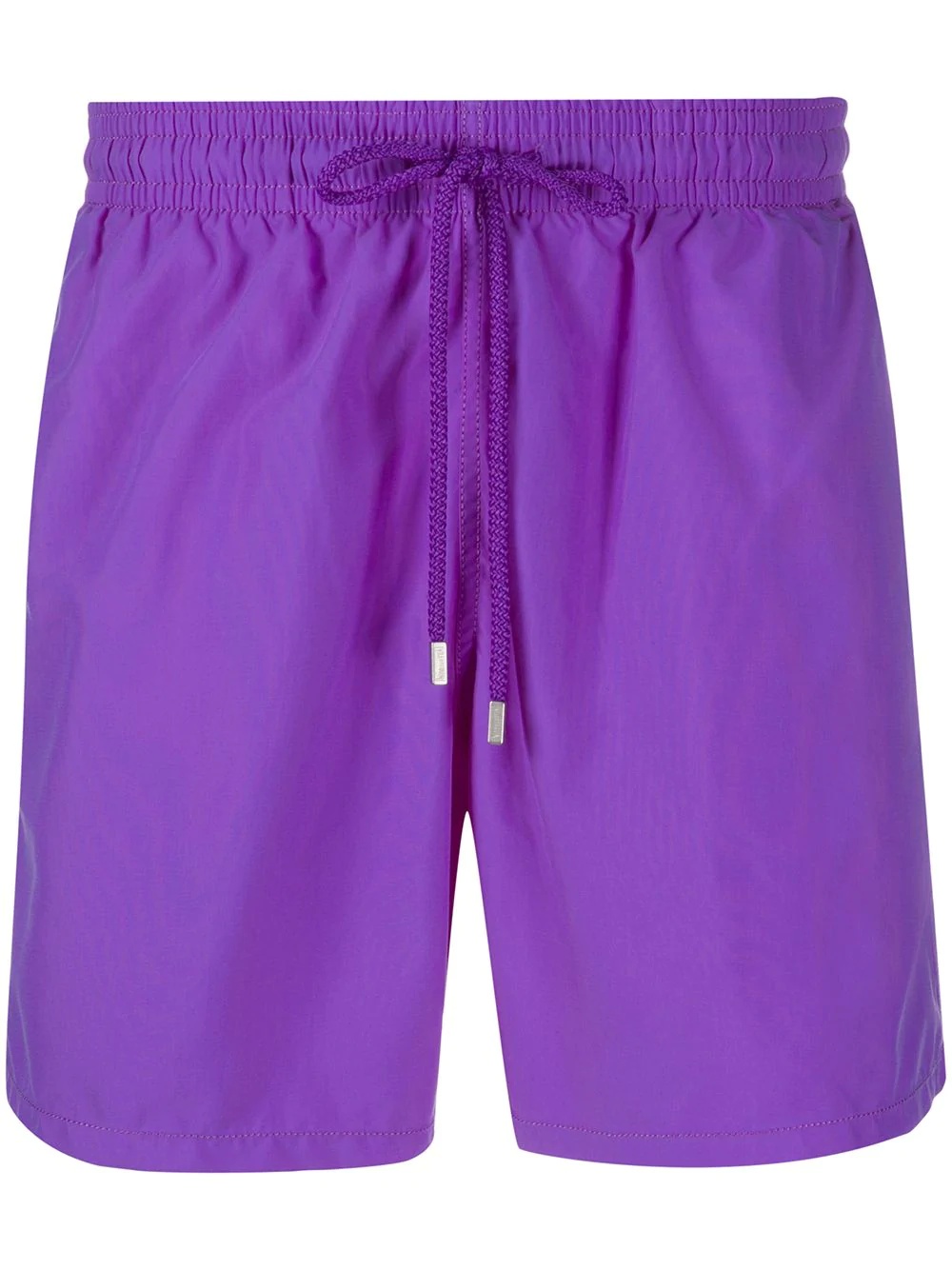 Solid swim shorts - 1