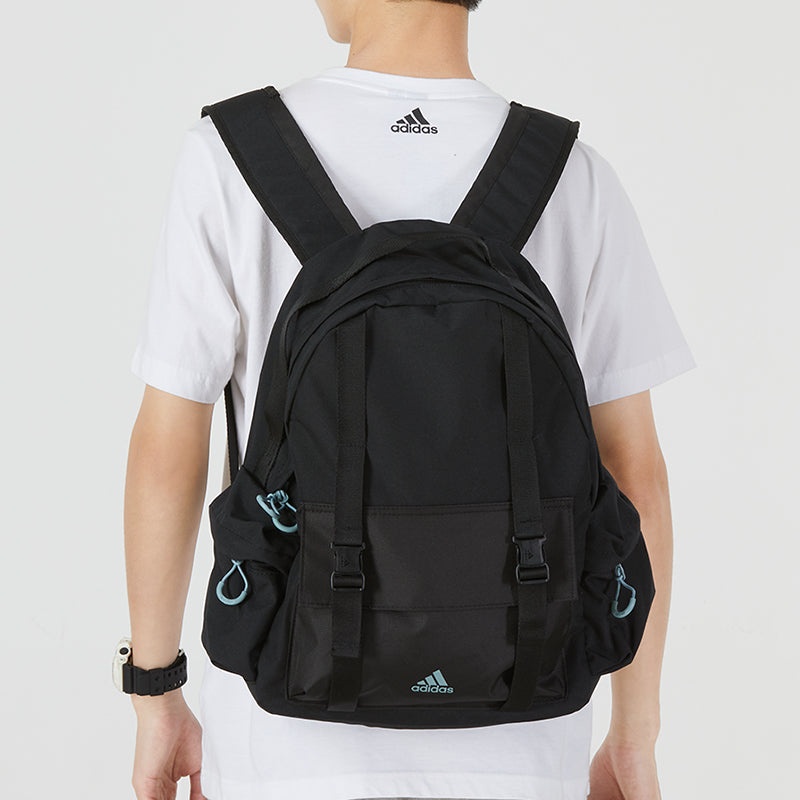 adidas Cxplr Bp Athleisure Casual Sports Backpack schoolbag Unisex Black HA5680 - 5