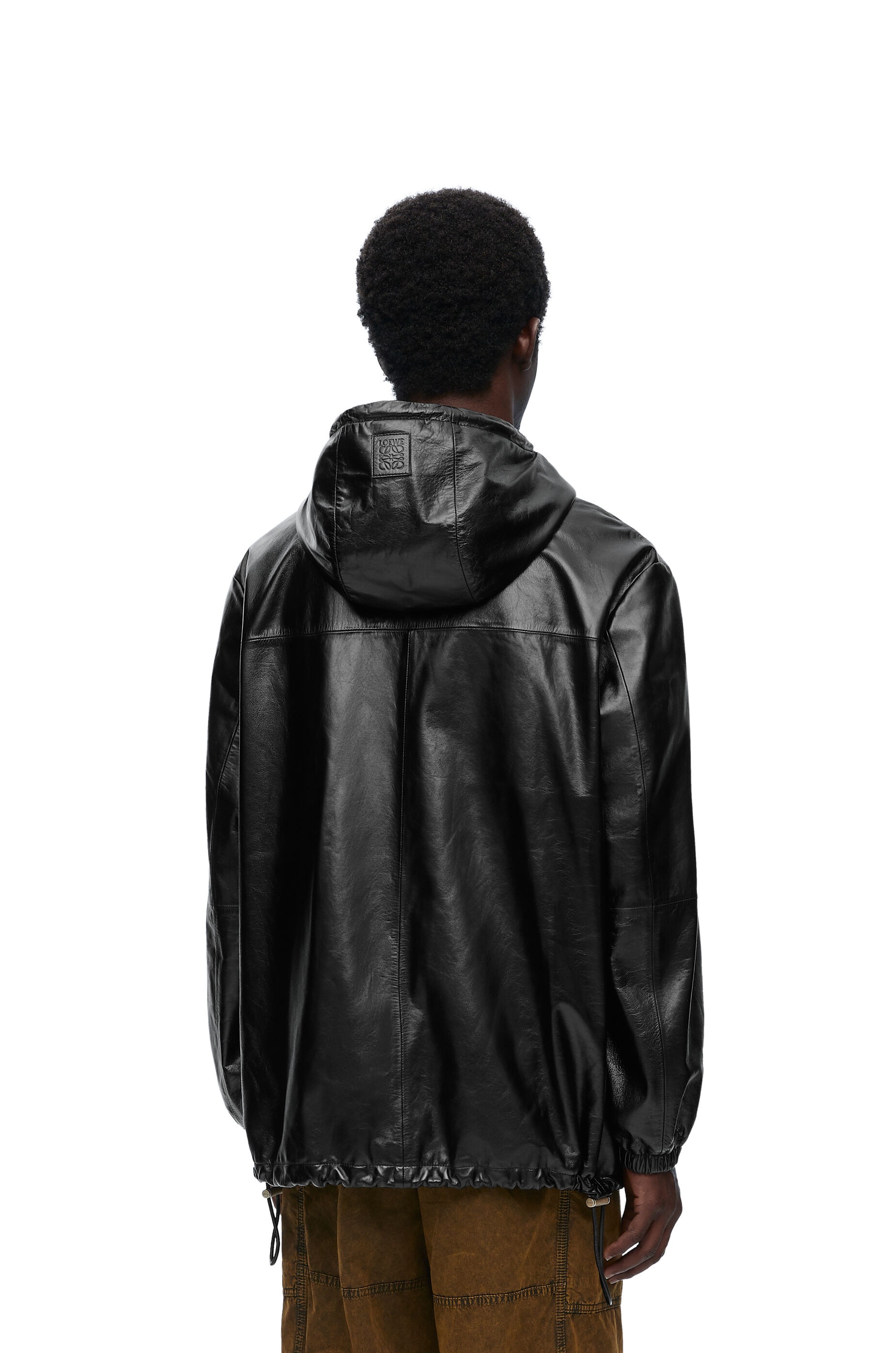 Hooded jacket in nappa lambskin - 4