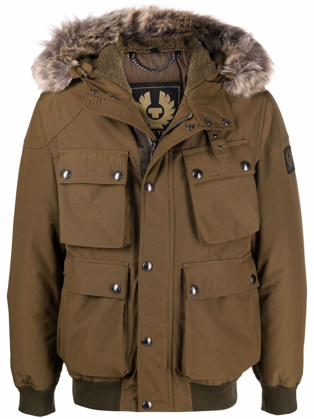 multi-pocket padded jacket - 1