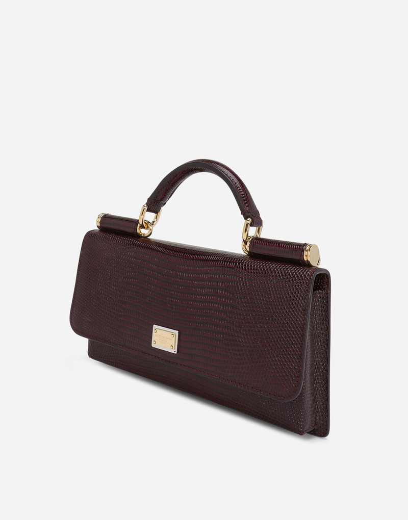 Iguana-print mini bag 8