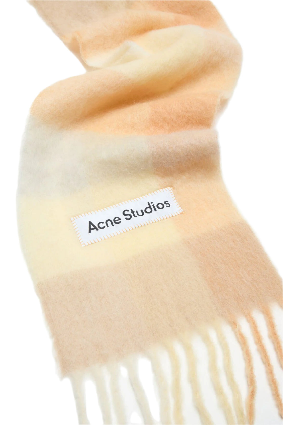 MOHAIR CHECKED SCARF - 2