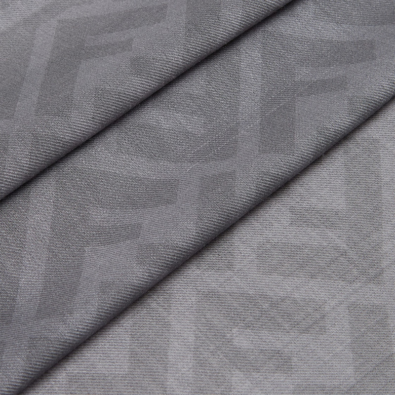 FENDI Bandana Light gray FF wool and silk bandana outlook