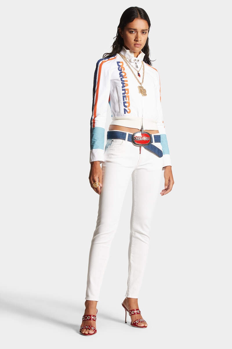 DYED MEDIUM WAIST TWIGGY JEANS - 3