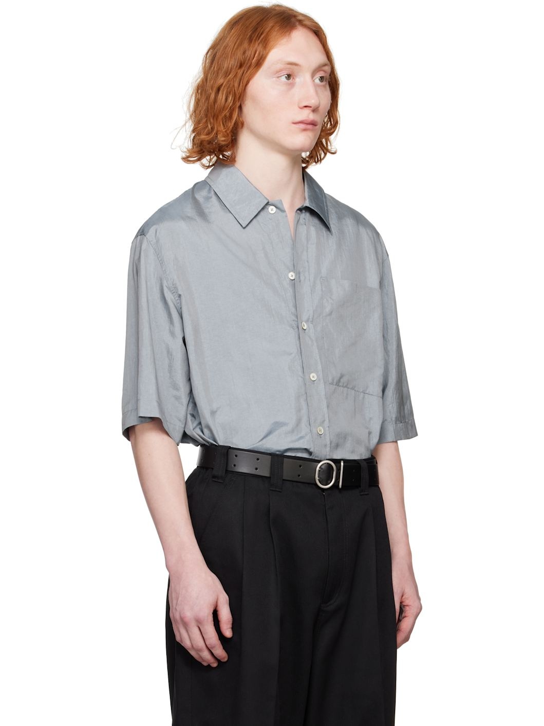 Blue Canvas Shirt - 2