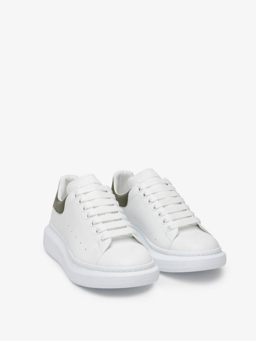 Men's Oversized Sneaker in White/khaki - 2