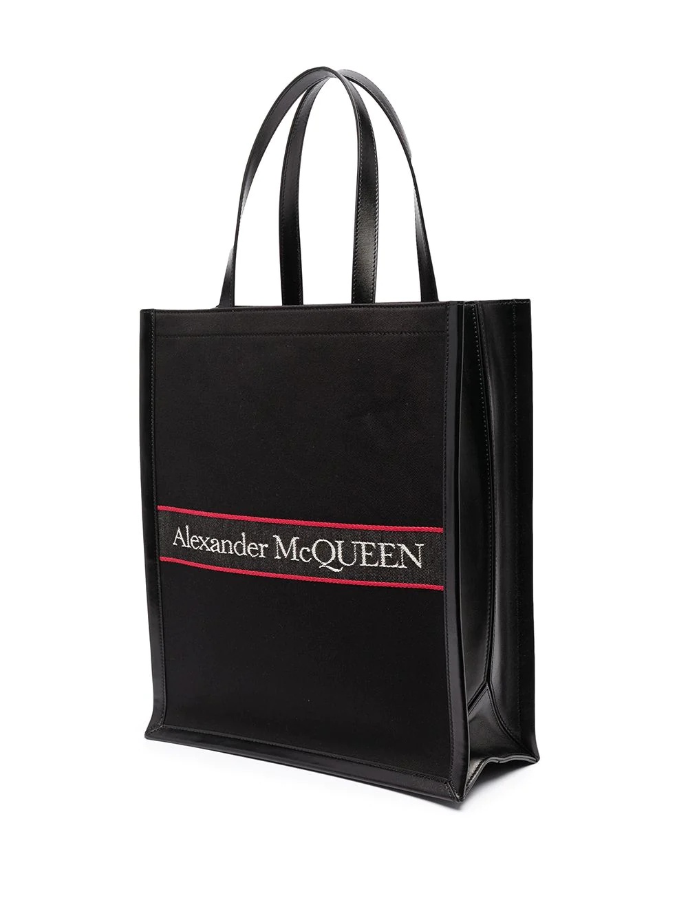 embroidered-logo tote bag - 3