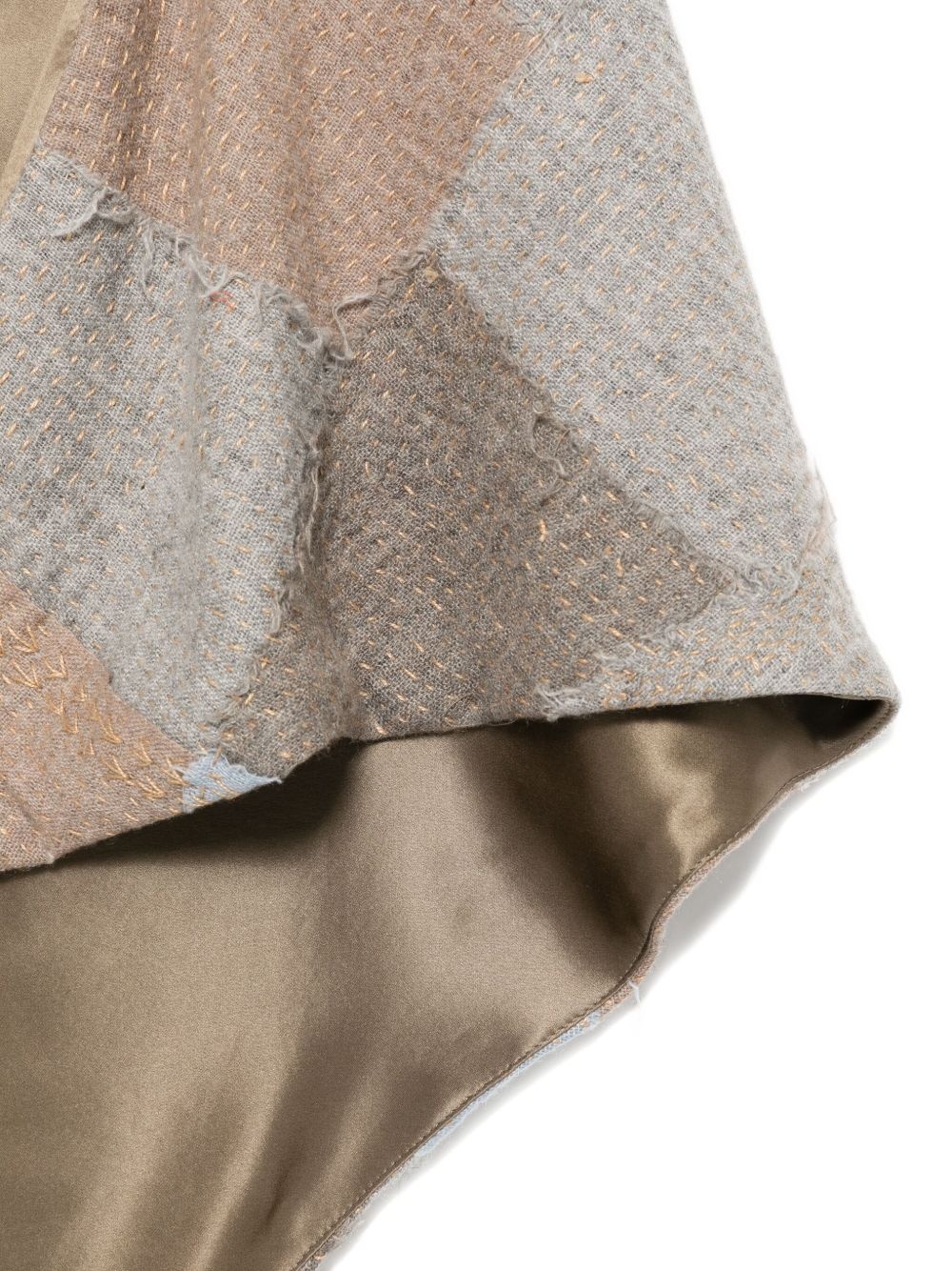 cashmere patchwork star shawl - 2