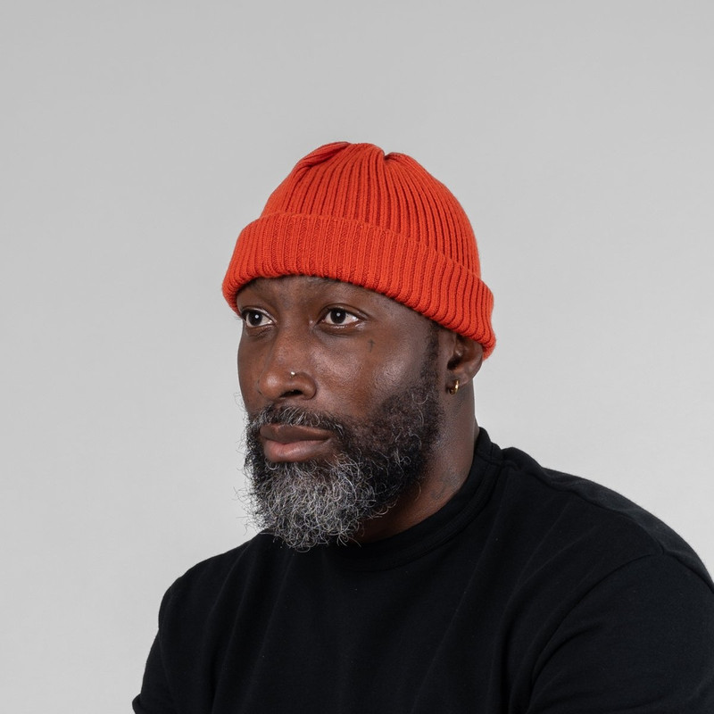 Iron Heart ROT-5078-ORA ROTOTO - Extra Fine Merino Hat - Orange outlook