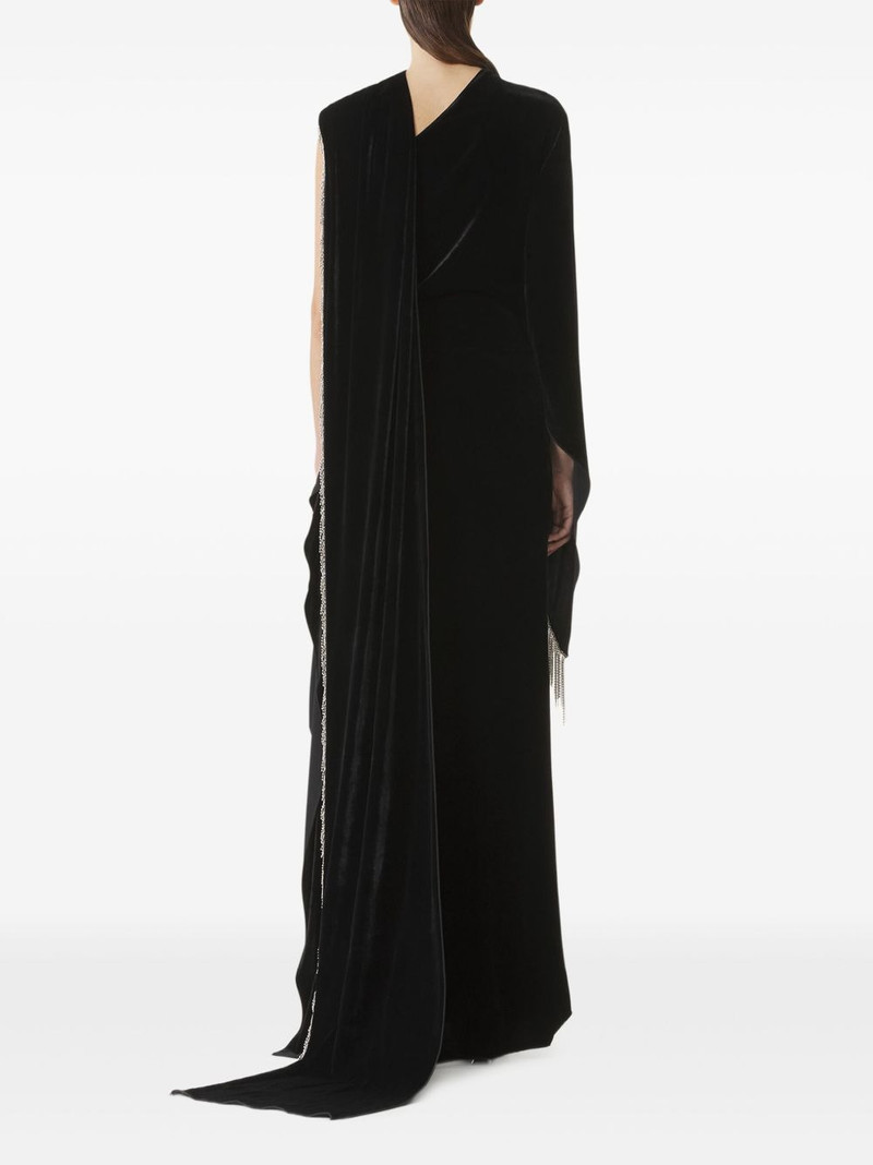 draped embellished dress 4
