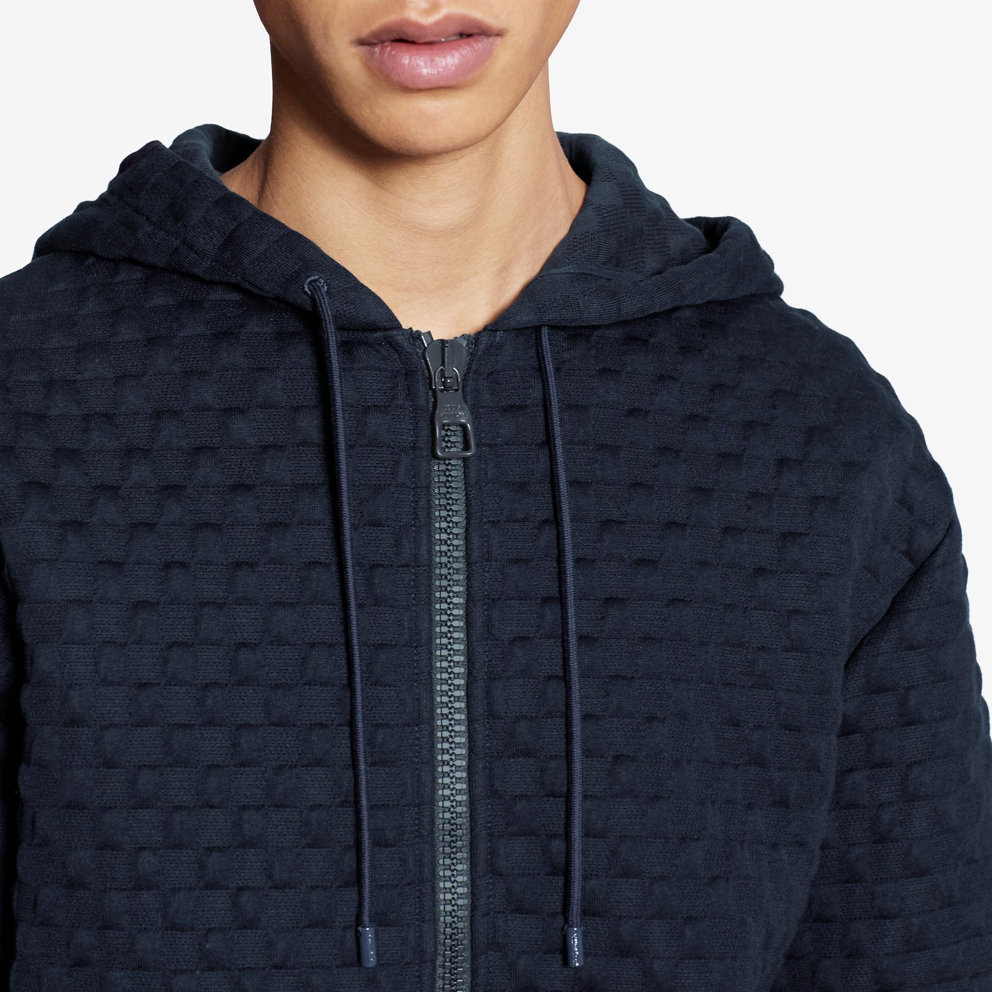 Damier Zip Through Hoodie - 3