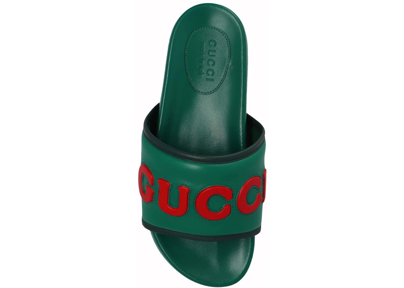 Gucci Logo Slide Green - 2