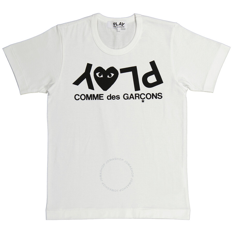 Comme Des Garcons Ladies Short-sleeve Play Logo T-shirt - 4