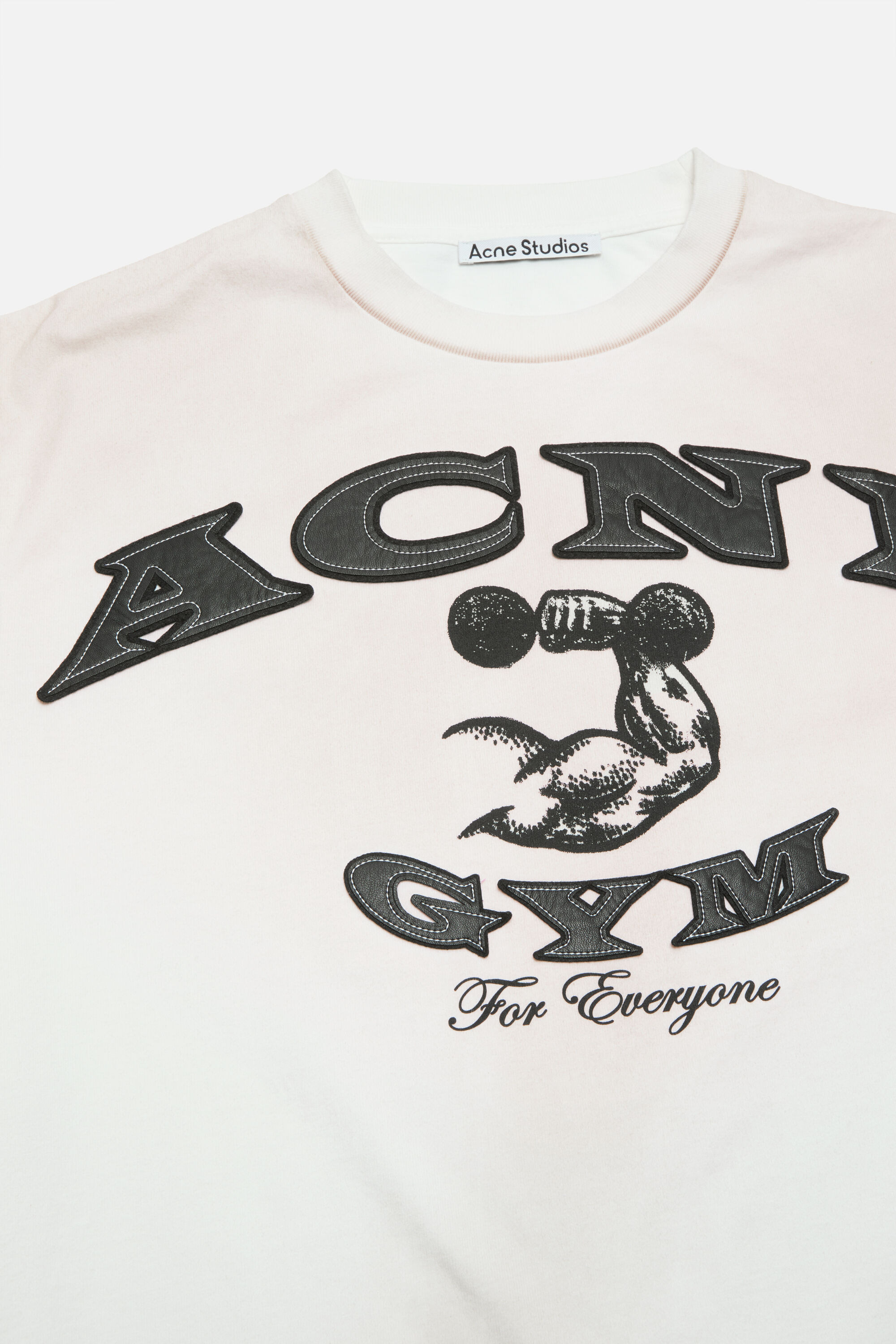 Layered logo t-shirt - Dusty white - 5