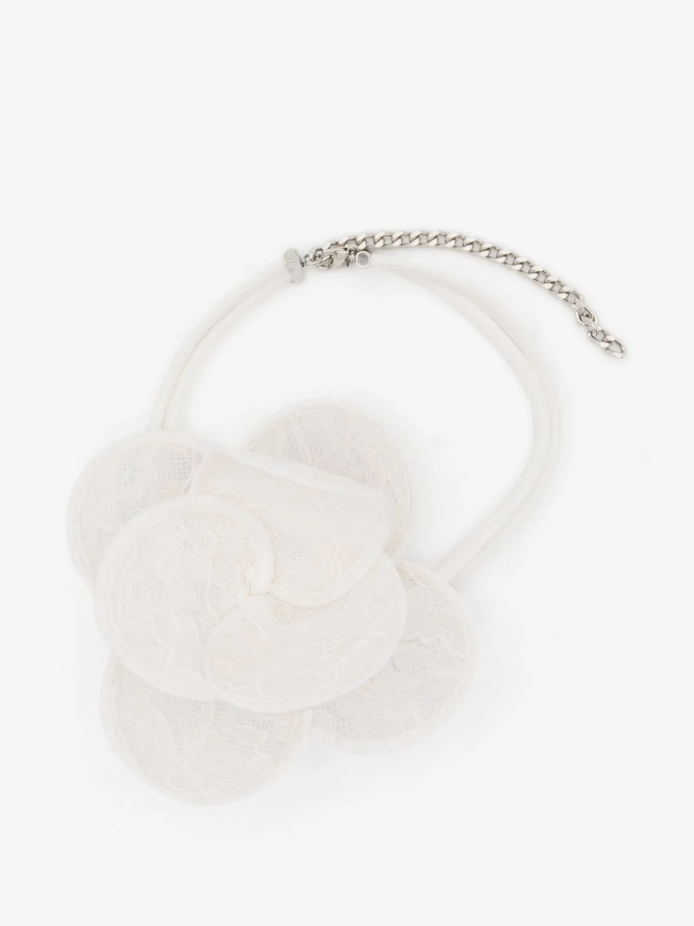 3D Lace Flower necklace - 1